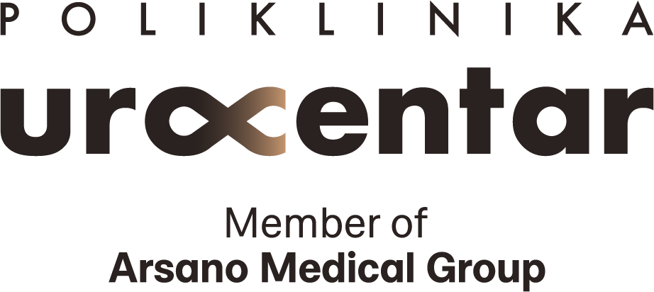 Urocentar digital LOGO Poliklinika Extension Color Black Gradient