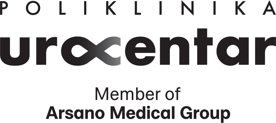 Urocentar digital LOGO Poliklinika Extension Grey Black Gradient